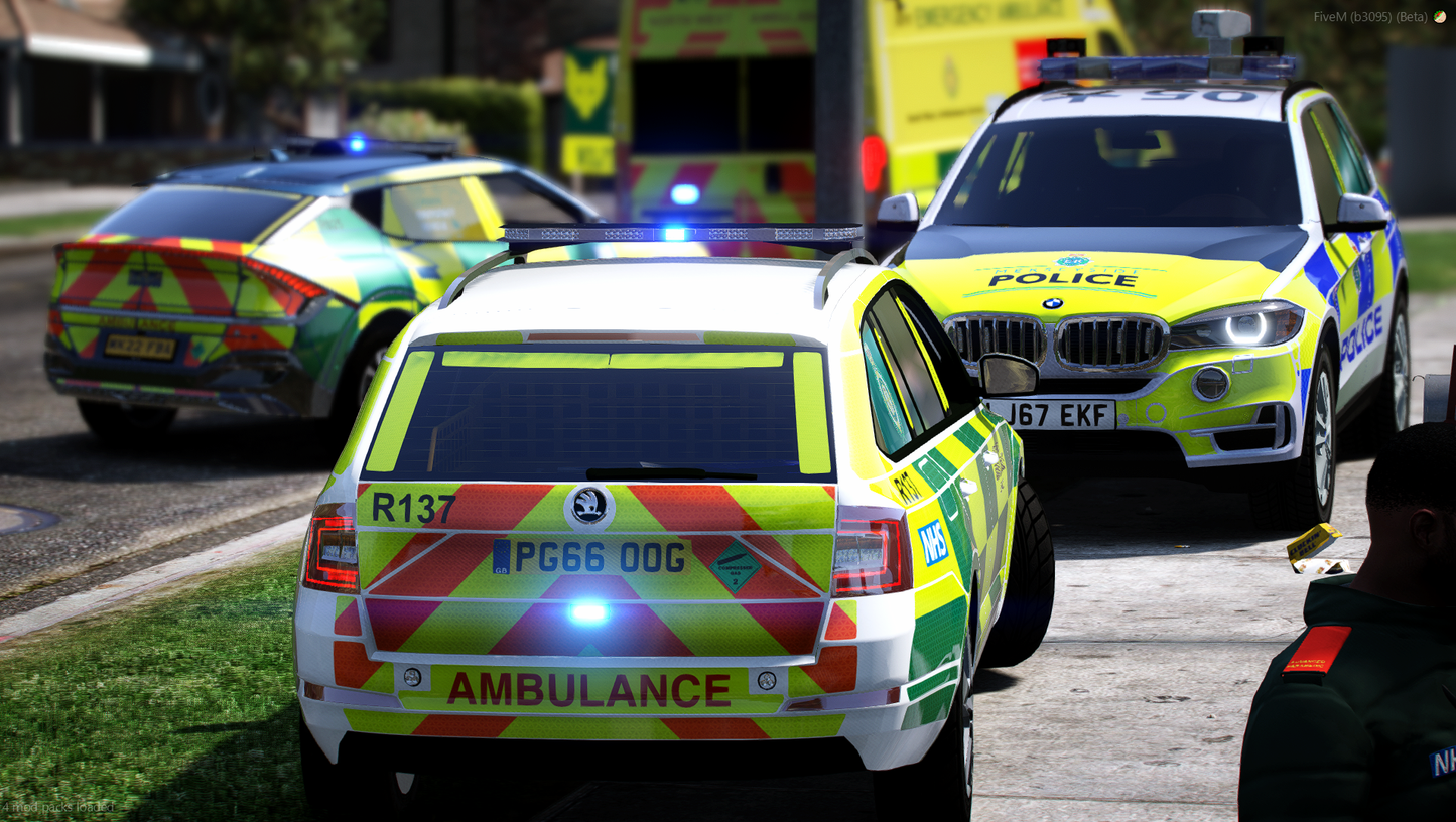 North West Ambulance Service | 2013 Skoda Octavia Rapid Response Vehicle